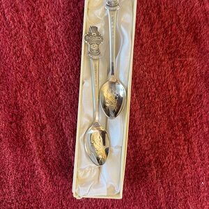 Rolex Silver Spoon Set with Intricate Design